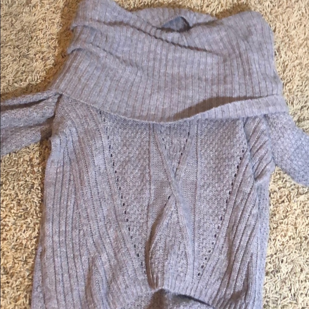 Off the shoulder sweater